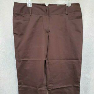 Lane Bryant NWT Brown Capri Cropped Pants Size 18